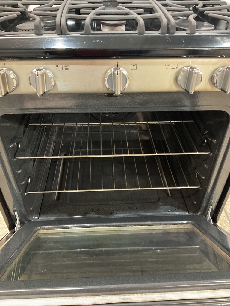 Frigidaire Used Natural Gas Stove 30inches (Stainless Steel) 