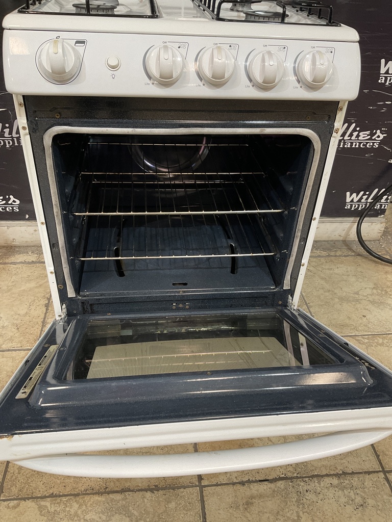 Summit Used Natural Gas Stove 24inches (white) 