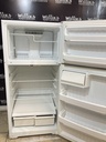 Hotpoint Used Refrigerator Top and Bottom 28x61 1/2” (White) 