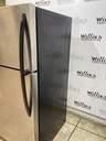 Frigidaire Used Refrigerator Top and Bottom 28x60 (Stainless Steel) 
