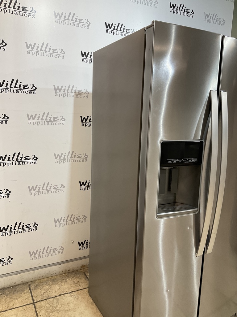 Whirlpool Used Refrigerator Side by Side 36x69 (Stainless Steel) 