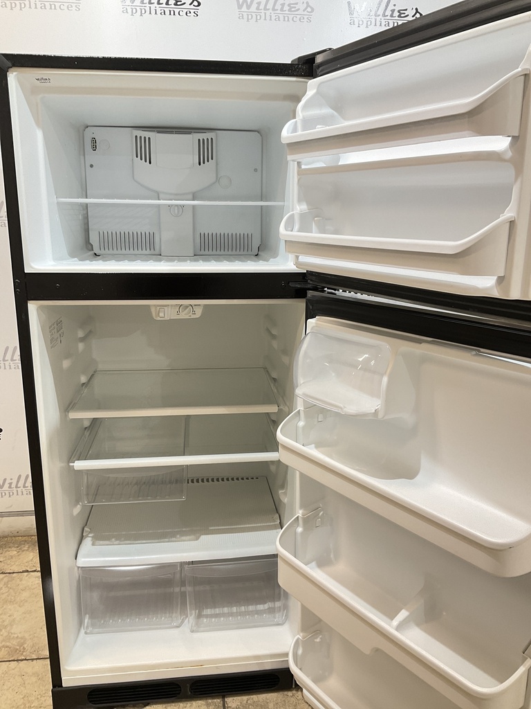 Frigidaire Used Refrigerator Top and Bottom 28 1/2” x 65” (Stainless Steel) 