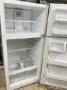 Hotpoint Used Refrigerator Top and Bottom 28x61 1/2” (White) 
