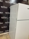 Hotpoint Used Refrigerator Top and Bottom 28x61 1/2” (White) 