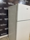 Hotpoint Used Refrigerator Top and Bottom 28x61 1/2” (White) 