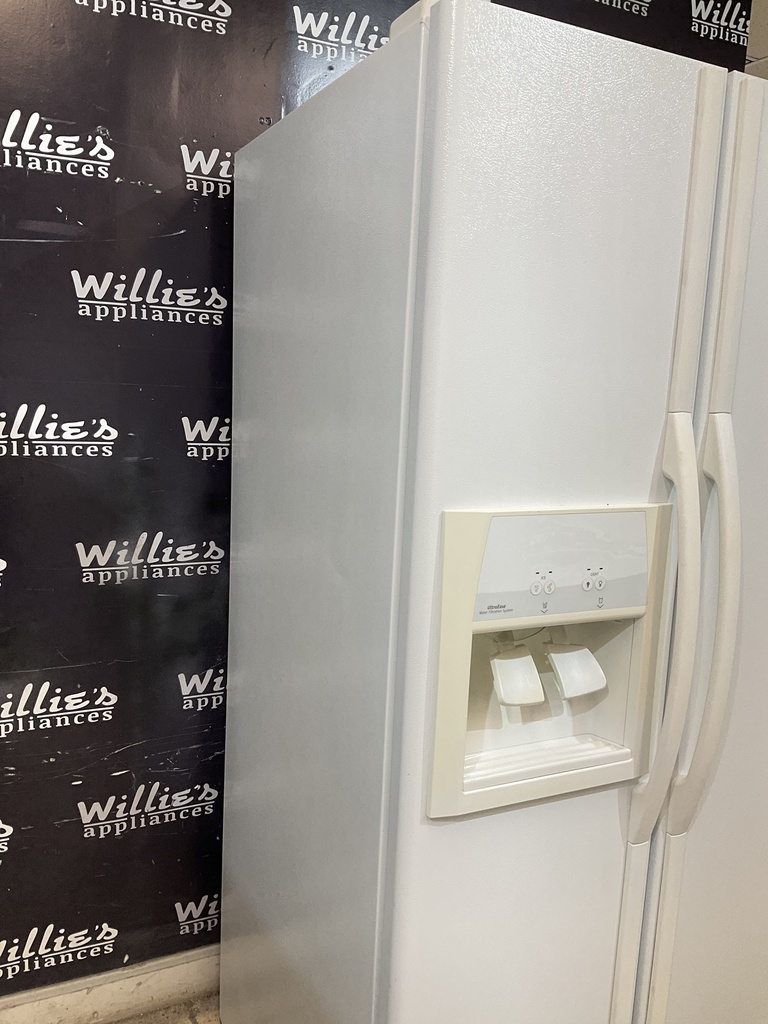 Whirlpool Used Refrigerator Side by Side 36 1/2” x 69 1/2” (White) 