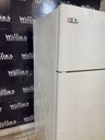 Frigidaire Used Refrigerator Top and Bottom 30x65 1/2” (Bisque) 