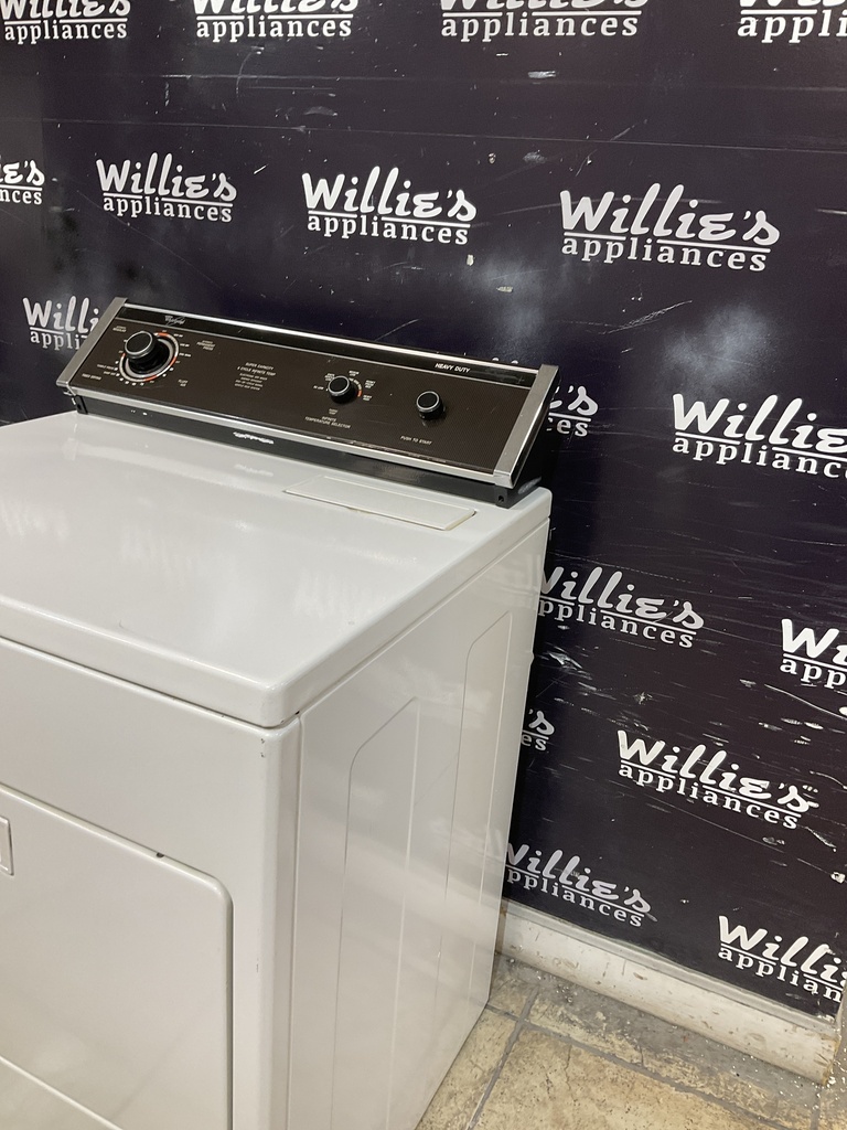 Whirlpool Used Electric Dryer 220volts (30 AMP) 29inches (White) 