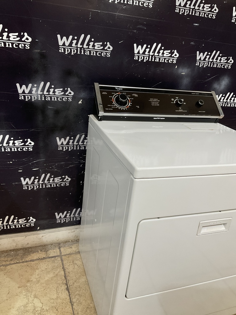 Whirlpool Used Electric Dryer 220volts (30 AMP) 29inches (White) 