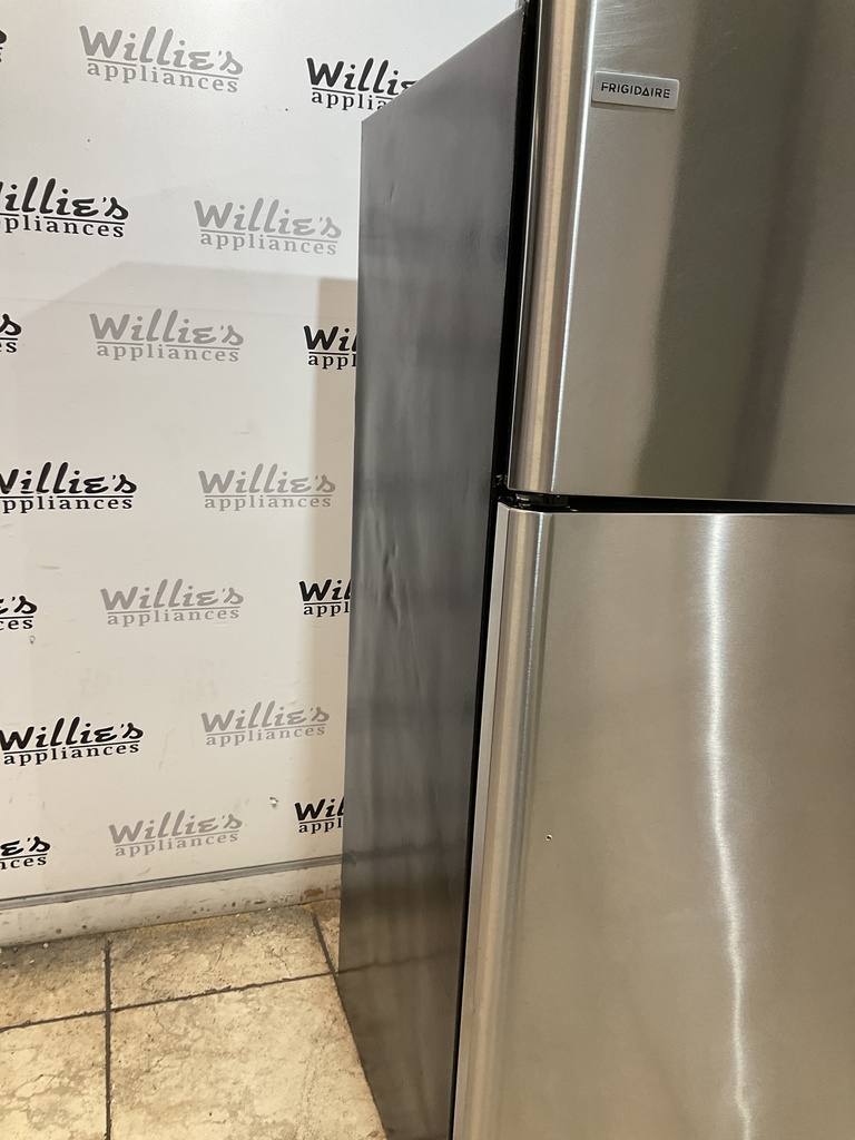 Frigidaire Used Refrigerator Top and Bottom 30x66 (Stainless Steel) 
