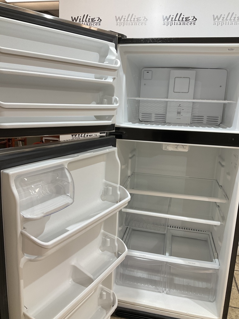 Frigidaire Used Refrigerator Top and Bottom 30x66 (Stainless Steel) 