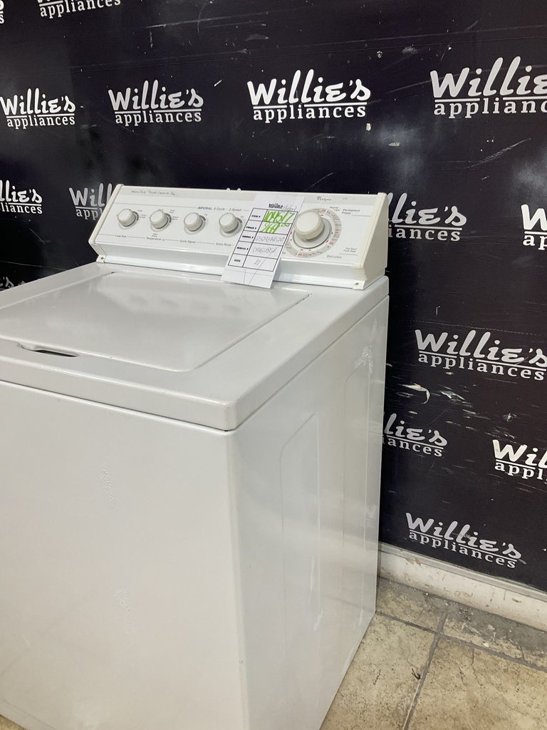 Whirlpool Used Washer Top-load 27inches (White) 