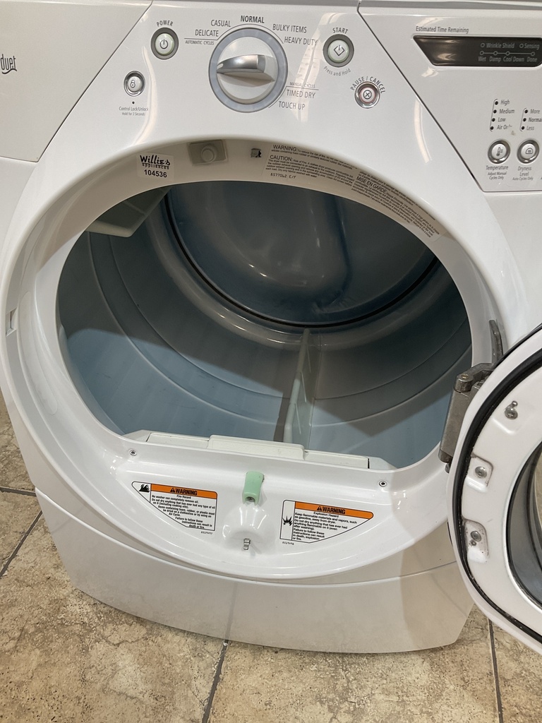 Whirlpool Used Electric Dryer 27inches (white) 