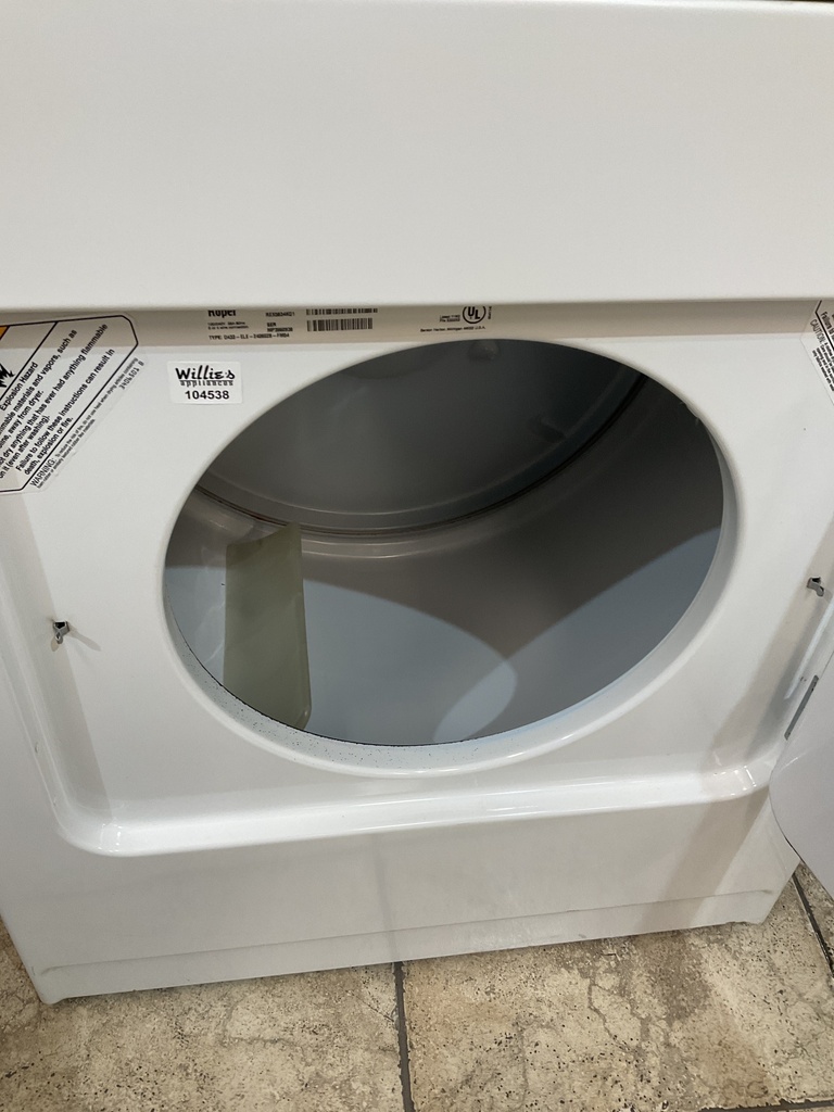 Roper Used Electric Dryer 29inches {4 prong} (white) 