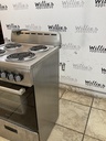 Avanti Used Electric Stove 23 1/2” {3 prong} (Stainless Steel) 