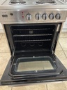 Avanti Used Electric Stove 23 1/2” {3 prong} (Stainless Steel) 