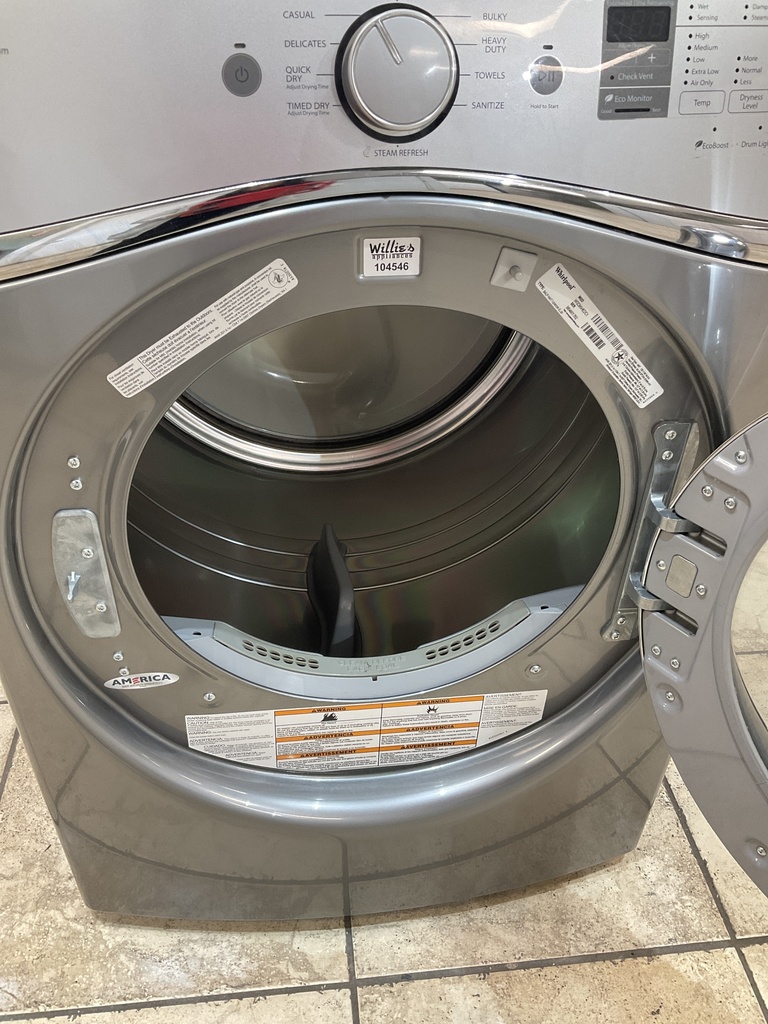 Whirlpool Used Natural Gas Dryer 27inches (Grey) 