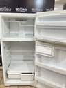 Hotpoint Used Refrigerator Top and Bottom 28x61 1/2” (White) 