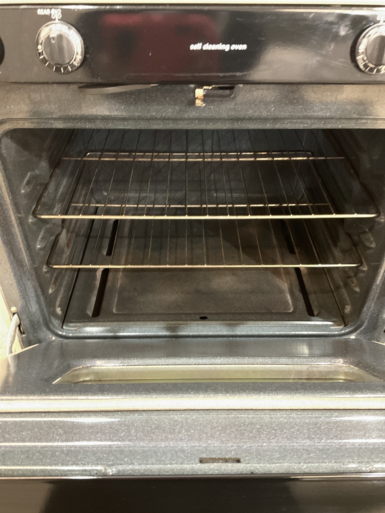 Hotpoint Used Natural Gas Stove 30inches (Bisque/Black) 