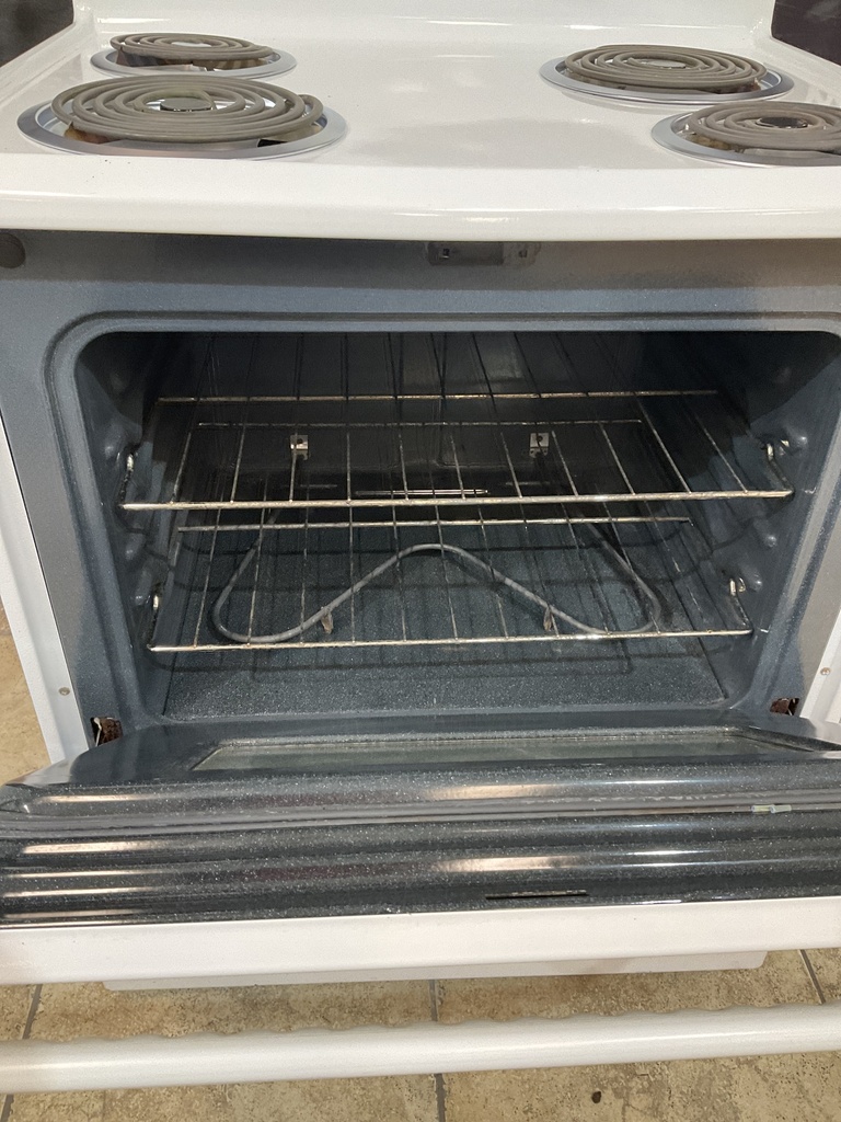 Frigidaire Used Electric Stove 220volts (40/50 AMP) 30inches {no cord} (White) 