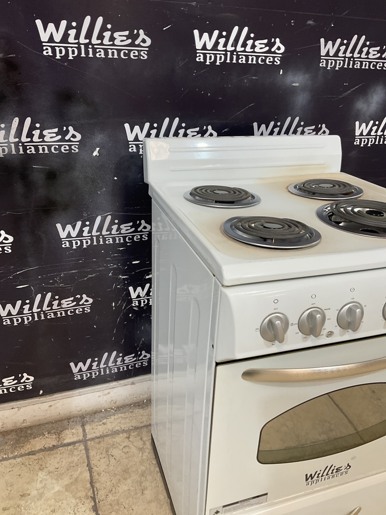 Willie’s Used Electric Stove 220volts (40/50 AMP) 23 1/2” {3 prong} (White)  