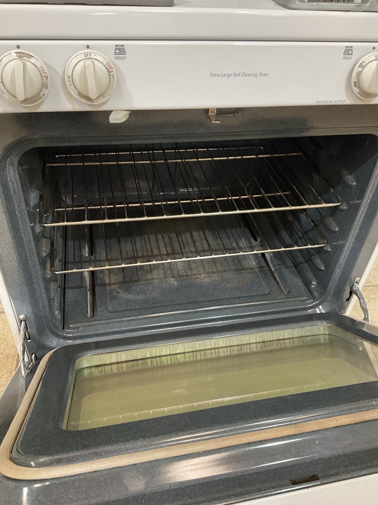 Ge Used Gas Propane Stove 30inches (white) 