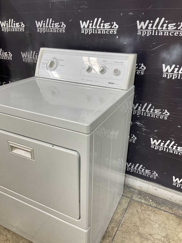 Kenmore Used Electric Dryer 220volts (30 AMP) 27inches {3 prong} (White) 