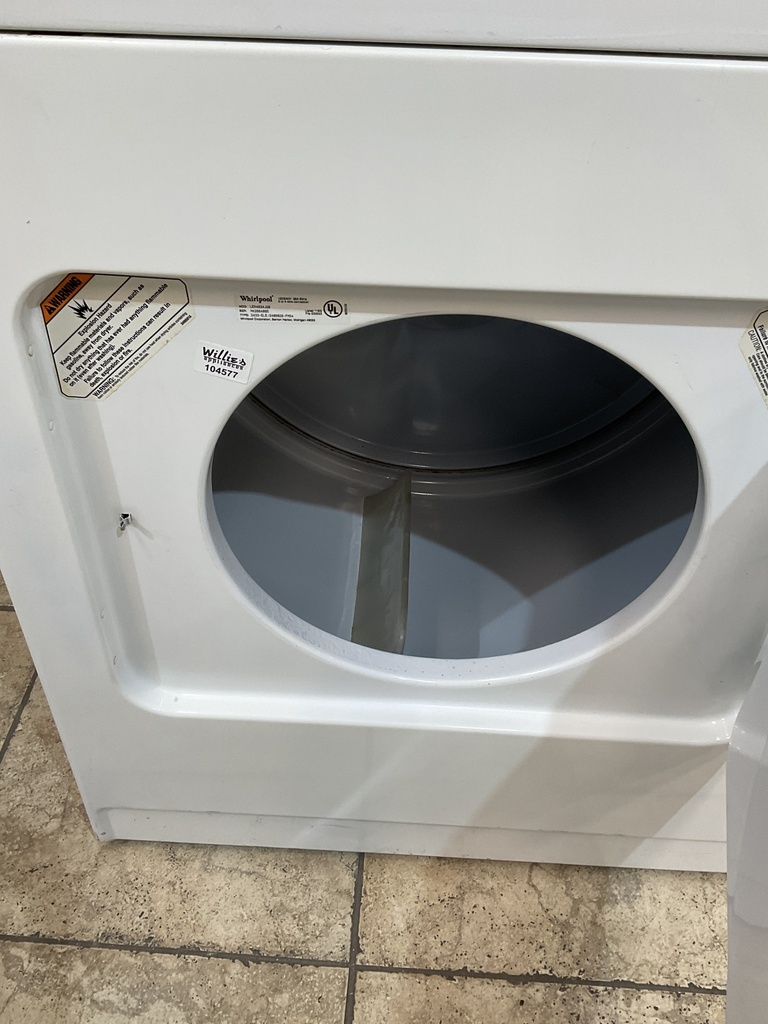 Whirlpool Used Electric Dryer 220volts (30 AMP) 29inches {3 prong} (White) 