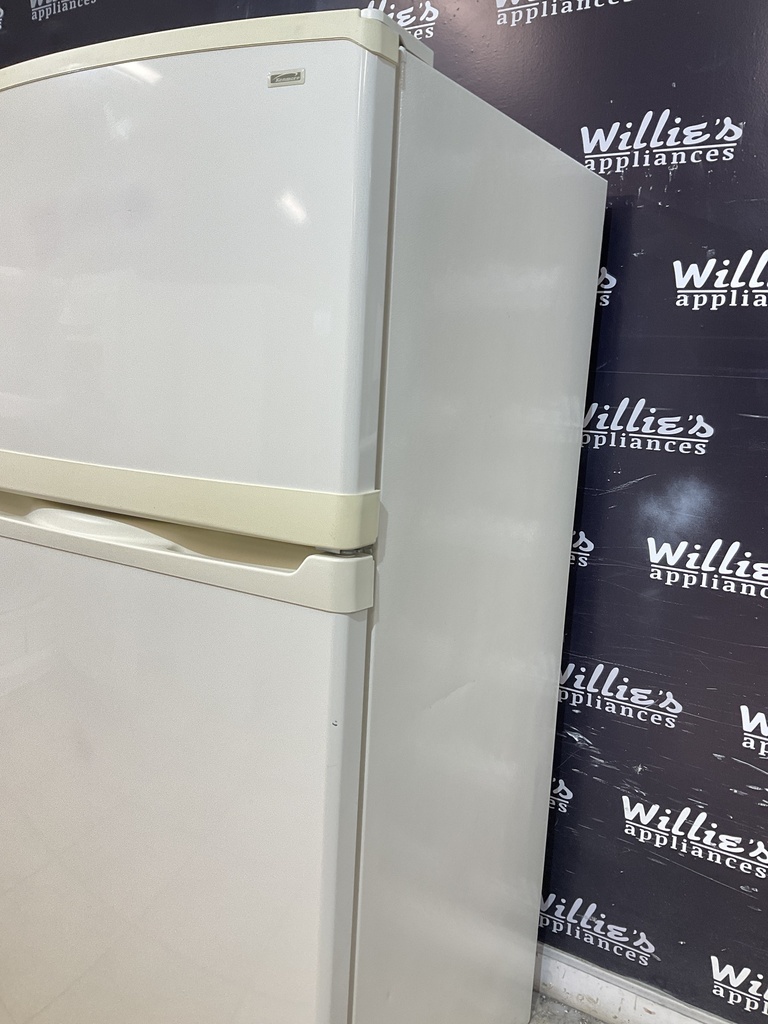 Kenmore Used Refrigerator Top and Bottom 33x66 1/2” (Bisque) 