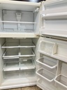 Kenmore Used Refrigerator Top and Bottom 33x66 1/2” (Bisque) 