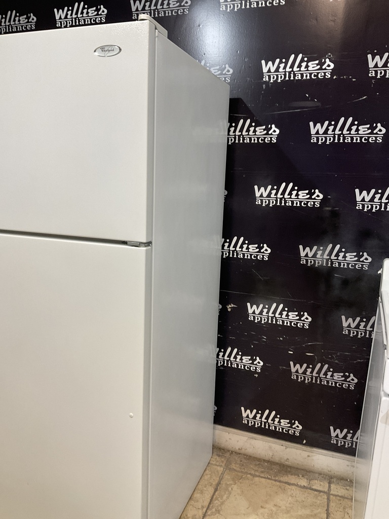 Whirlpool Used Refrigerator Top and Bottom 32 1/2” x 66’ (White) 