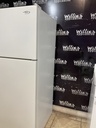 Whirlpool Used Refrigerator Top and Bottom 32 1/2” x 66’ (White) 