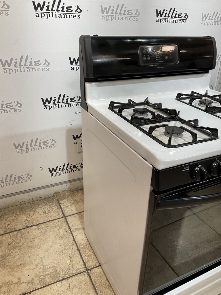 Frigidaire Used Natural Gas Stove 30inches (White/Black) 
