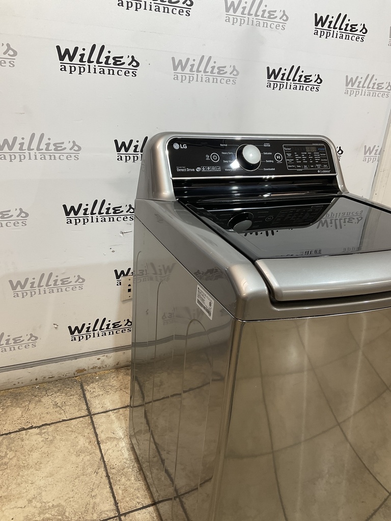 Lg Used Washer Top-load 27inches (Stainless Steel) 