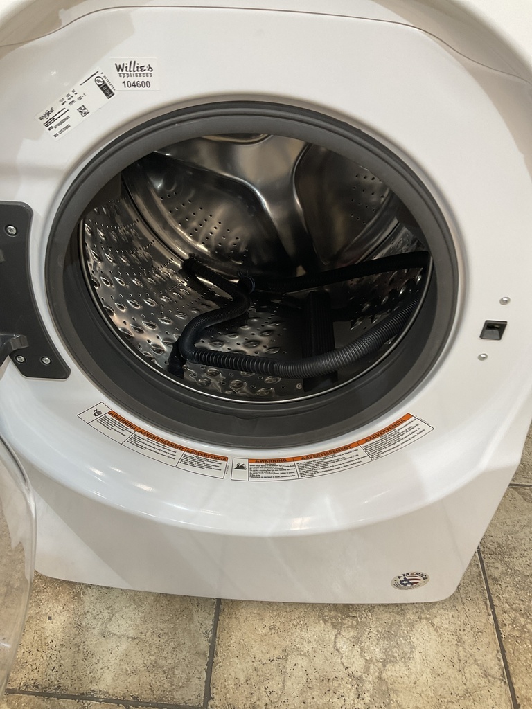 Whirlpool Used Washer Front- load 27inches (White)