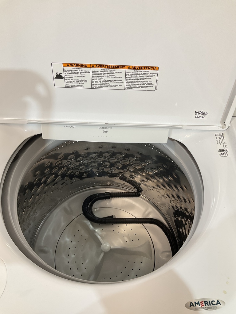 whirlpool Used Washer Top-load 27inches (White)