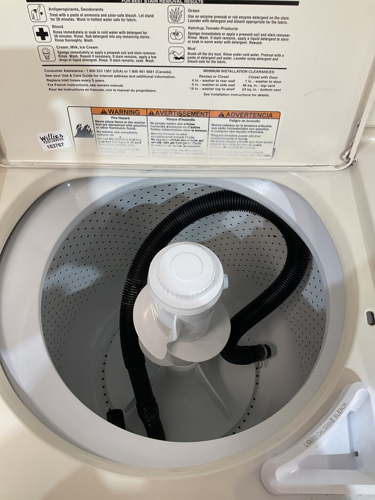 Whirlpool Used Washer Top-load 27inches (Bisque) 