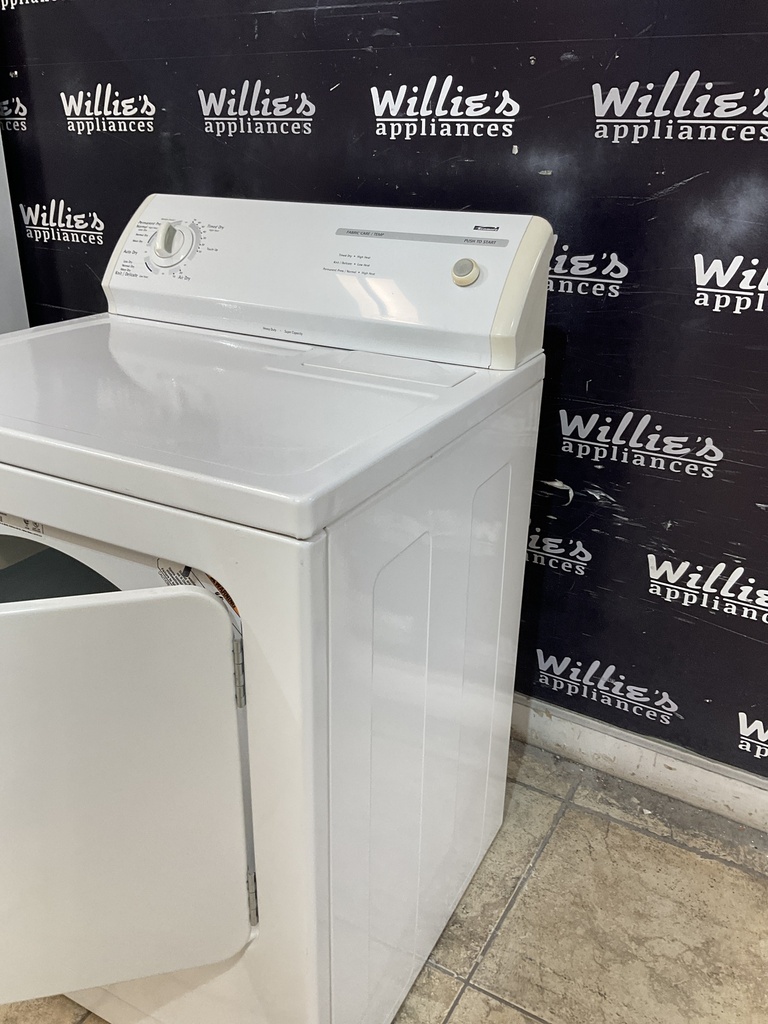 Kenmore Used Electric Dryer 220volts (30 AMP) 29inches {3 prong} (White) 