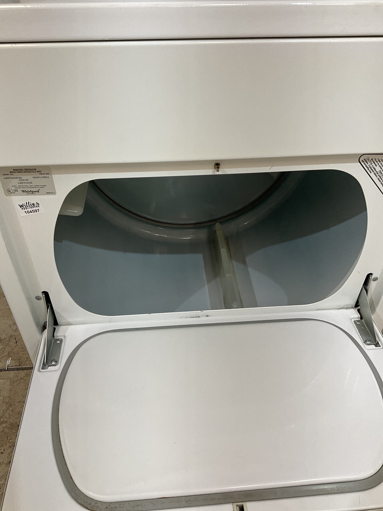 Whirlpool Used Electric Dryer 220volts (30 AMP) 29inches {3 prong} (White) 