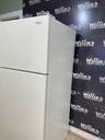 Whirlpool Used Refrigerator Top and Bottom 30x66 (Bisque) 