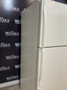 Whirlpool Used Refrigerator Top and Bottom 30x66 (Bisque) 