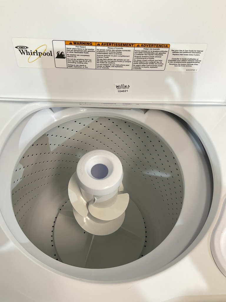 Whirlpool Used Washer Top-load 27inches (white) 