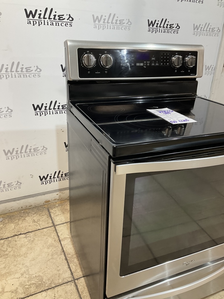 Lg Used Electric Stove 220volts (40/50 AMP) 30inches {no cord} (Stainless steel) 