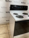 Whirlpool Used Electric Stove 30inches (40/50 AMP) 30inches {3 prong} (White/Black) 