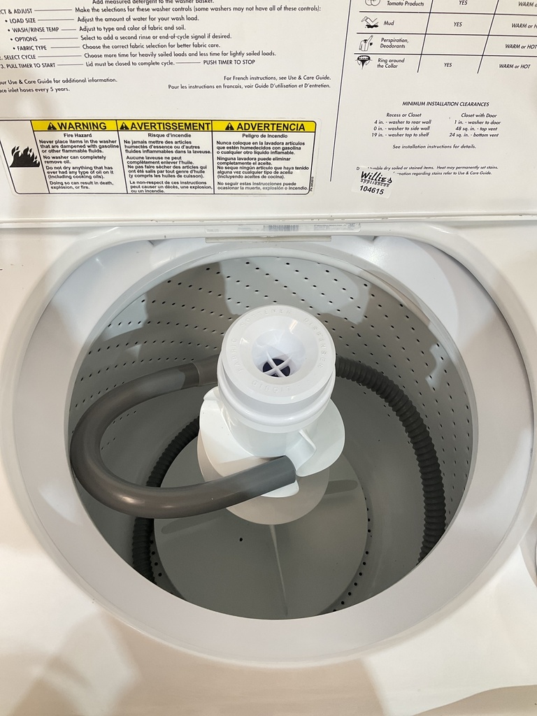 Whirlpool Used Washer Top-load 27inches (White) 