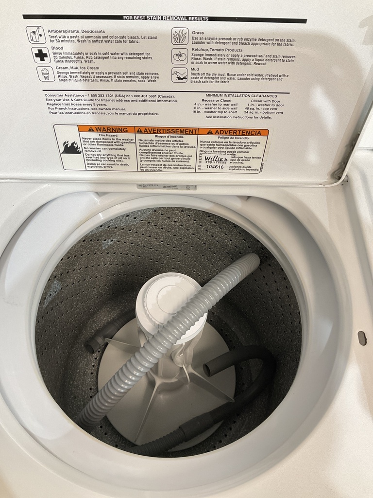 Whirlpool Used Washer Top-load 24inches (White) 