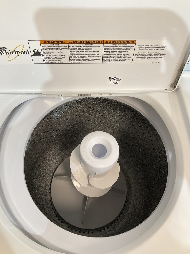 Whirlpool Used Washer Top-load 27inches (White) 