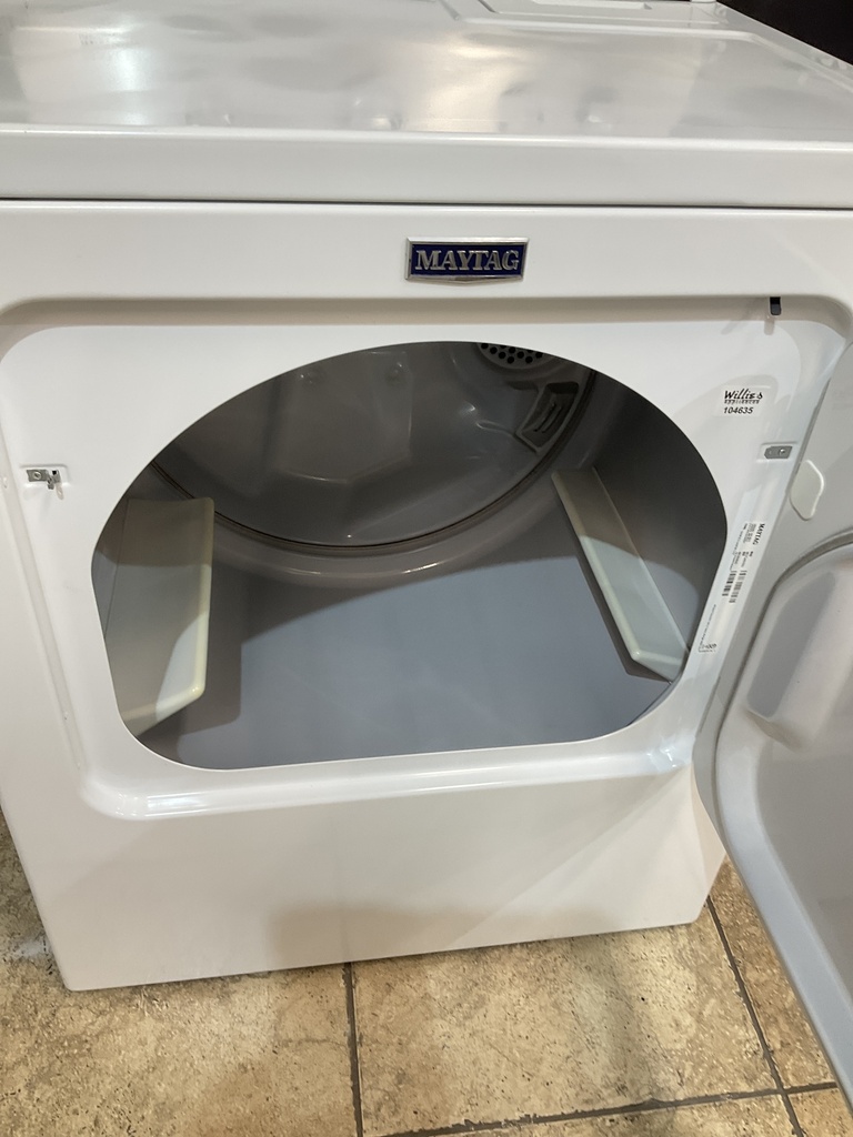 Maytag Used Electric Dryer 220volts (30 AMP) 29inches {4 prong} (White) 