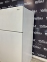 Whirlpool Used Refrigerator Top and Bottom 33x66 (White) 