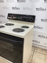 Ge Used Electric Stove 220volts (40/50 AMP) 30inches {no cord} (Bisque/Black) 